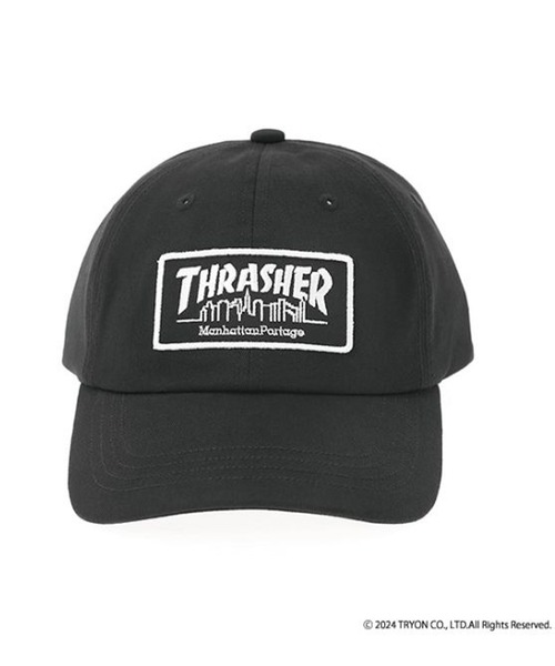 Manhattan Portage（マンハッタンポーテージ）の「Manhattan Portage/マンハッタンポーテージ キャップ "THRASHERコラボレーション" 6PANEL CAP MP263（キャップ・メンズ・ブラック/ネイビー・FREE）」の6枚目の写真