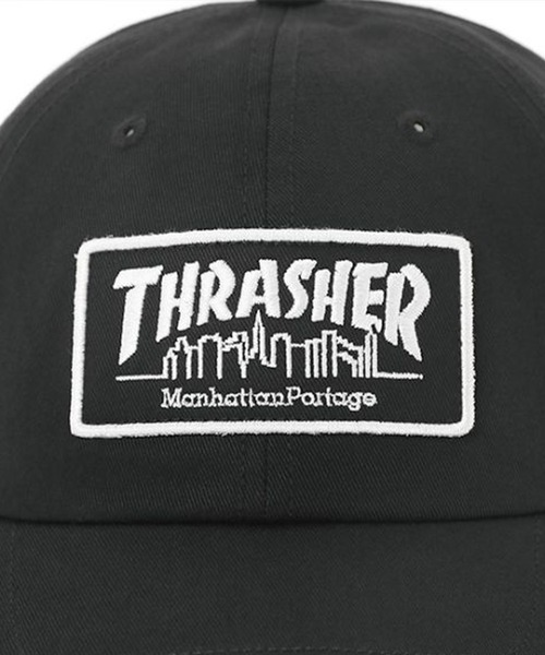 Manhattan Portage（マンハッタンポーテージ）の「Manhattan Portage/マンハッタンポーテージ キャップ "THRASHERコラボレーション" 6PANEL CAP MP263（キャップ・メンズ・ブラック/ネイビー・FREE）」の12枚目の写真