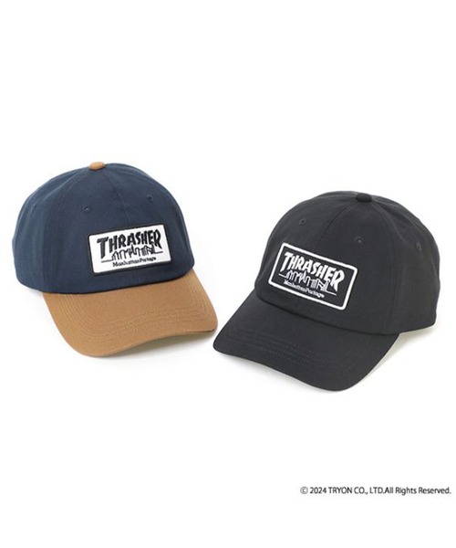 Manhattan Portage（マンハッタンポーテージ）の「Manhattan Portage/マンハッタンポーテージ キャップ "THRASHERコラボレーション" 6PANEL CAP MP263（キャップ・メンズ・ブラック/ネイビー・FREE）」の13枚目の写真