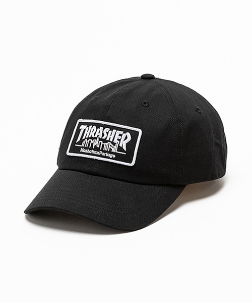 Manhattan Portage（マンハッタンポーテージ）の「Manhattan Portage/マンハッタンポーテージ キャップ "THRASHERコラボレーション" 6PANEL CAP MP263（キャップ・メンズ・ブラック/ネイビー・FREE）」の4枚目の写真