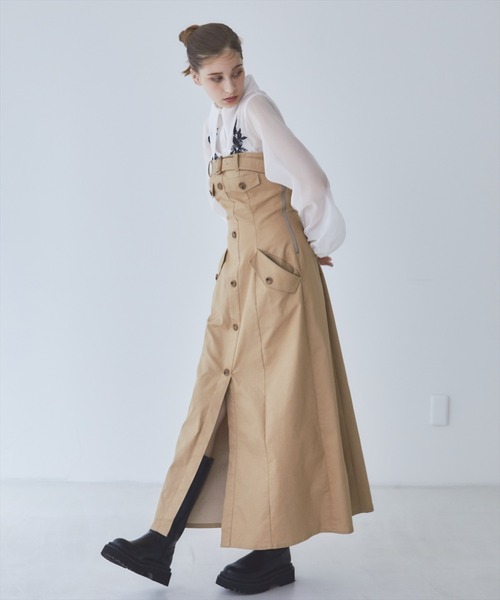 REDYAZEL（レディアゼル）の「バストベルトベアワンピース（ワンピース・レディース・ベージュ/カーキ/ブルー・SMALL/MEDIUM）」の16枚目の写真