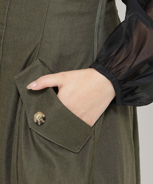 REDYAZEL（レディアゼル）の「バストベルトベアワンピース（ワンピース・レディース・ベージュ/カーキ/ブルー・SMALL/MEDIUM）」の12枚目の写真