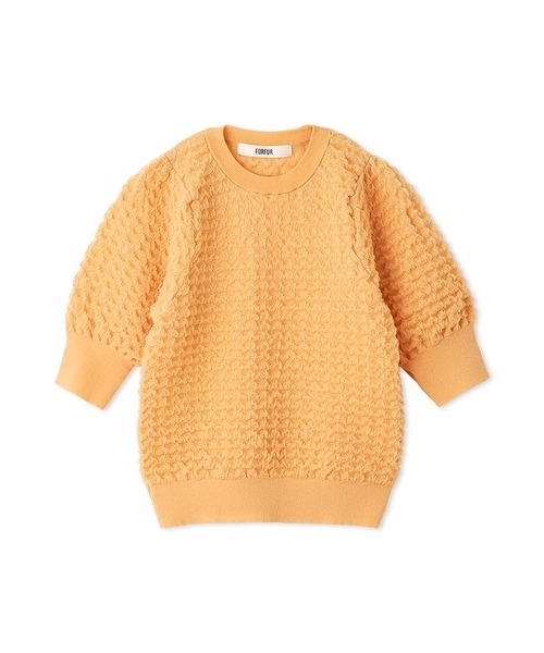 【セール】半袖マトラッセニットプルオーバー（ニット/セーター）｜FURFUR（ファーファー）