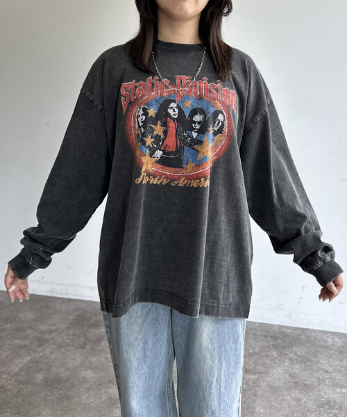 CPCM（シーピーシーエム）の「パウダー加工ビンテージライクロンT（Tシャツ/カットソー・レディース・ブラック/ブラック系その他3/ブラック系その他/ブラック系その他2/ブラック系その他4・MEDIUM/LARGE）」の19枚目の写真