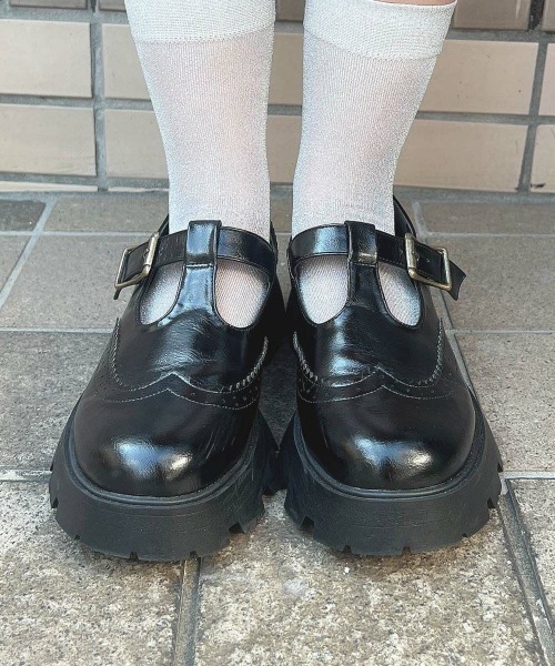 F i.n.t(フィント)の「Tストラップシューズ/fint フィント(その他シューズ・レディース・ワインレッド/ブラック/ブラウン・S/M/L)」の8枚目の写真