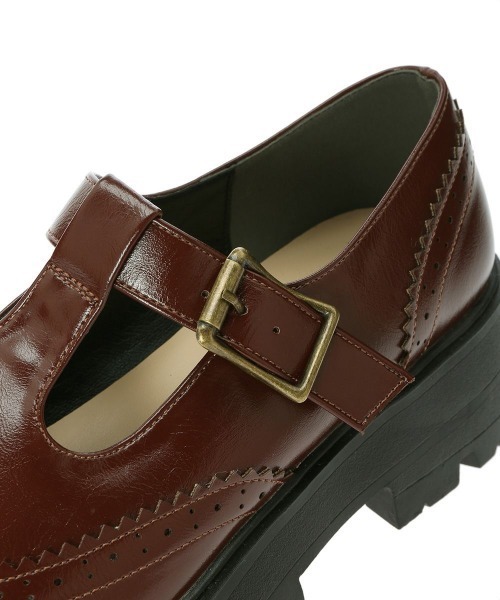 F i.n.t(フィント)の「Tストラップシューズ/fint フィント(その他シューズ・レディース・ワインレッド/ブラック/ブラウン・S/M/L)」の17枚目の写真