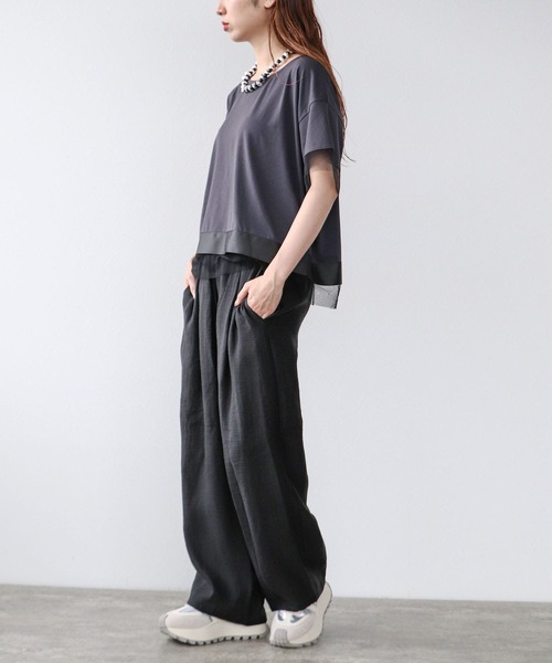 Cepica(セピカ)の「エアリードロストパンツ(その他パンツ・レディース・ブラック/ベージュ/ストライプ・FREE)」の15枚目の写真