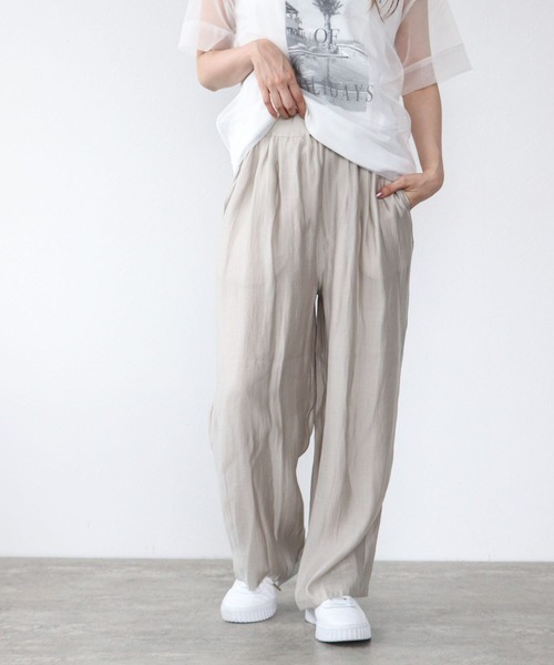 Cepica(セピカ)の「エアリードロストパンツ(その他パンツ・レディース・ブラック/ベージュ/ストライプ・FREE)」の16枚目の写真