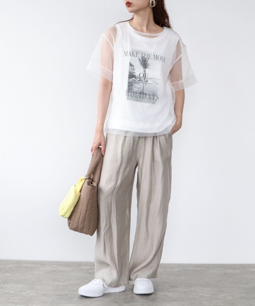 Cepica(セピカ)の「エアリードロストパンツ(その他パンツ・レディース・ブラック/ベージュ/ストライプ・FREE)」の17枚目の写真