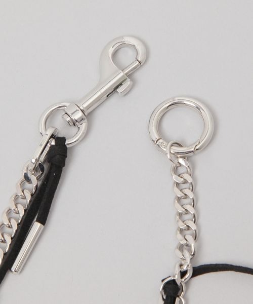 JEANASIS(ジーナシス)の「MIXチェーンネックレス/139313(ネックレス・レディース・グレー/ブラック/レッド・FREE)」の5枚目の写真