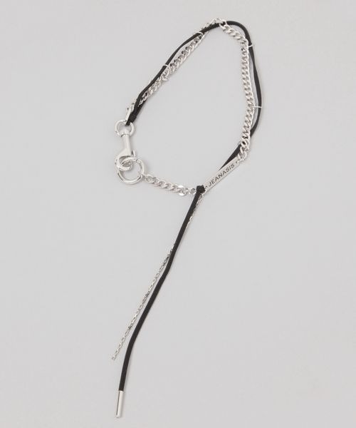 JEANASIS(ジーナシス)の「MIXチェーンネックレス/139313(ネックレス・レディース・グレー/ブラック/レッド・FREE)」の13枚目の写真