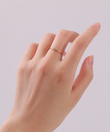 金属アレルギー対応 誕生月カラー 誕生石カラー ステンレスリング サージカルステンレス K14GP 1mm