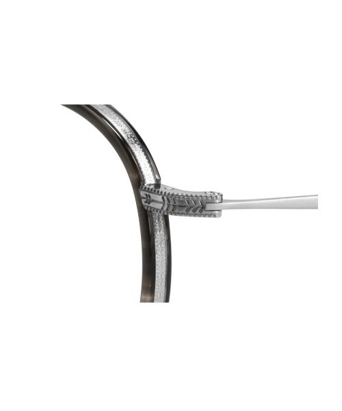 UNITED ARROWS（ユナイテッドアローズ）の「ボストン型 メガネ｜軽量｜チタンパッド｜伊達メガネ｜ビジネス｜ユニセックス｜Zoff｜UNITED ARROWS（メガネ・メンズ・ブラウン系その他/ダークグレー/ブラウン・FREE）」の6枚目の写真