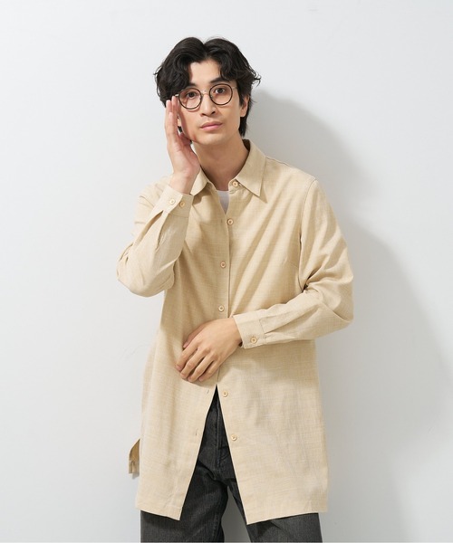 UNITED ARROWS（ユナイテッドアローズ）の「ボストン型 メガネ｜軽量｜チタンパッド｜伊達メガネ｜ビジネス｜ユニセックス｜Zoff｜UNITED ARROWS（メガネ・メンズ・ブラウン系その他/ダークグレー/ブラウン・FREE）」の21枚目の写真