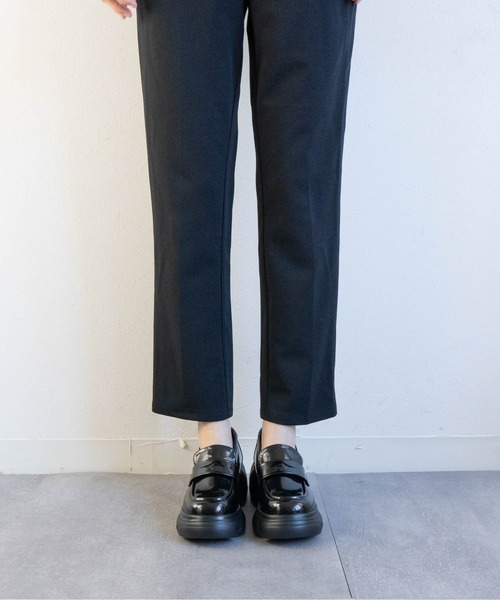 Fabby fabby(ファビィーファビィー)の「チャンキーハイヒールローファー(ローファー・レディース・ブラック・SMALL/MEDIUM/LARGE)」の9枚目の写真