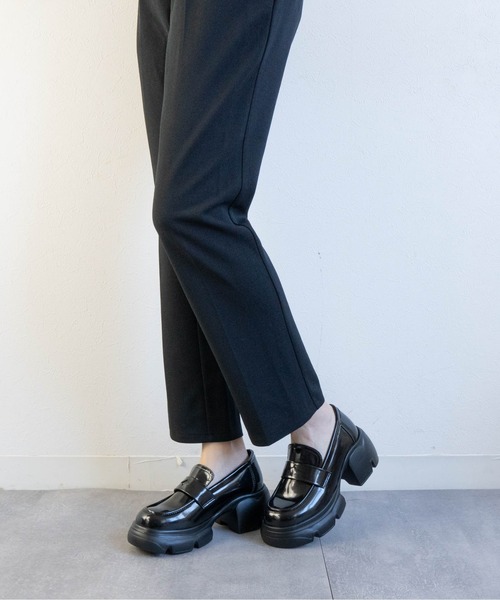 Fabby fabby(ファビィーファビィー)の「チャンキーハイヒールローファー(ローファー・レディース・ブラック・SMALL/MEDIUM/LARGE)」の10枚目の写真