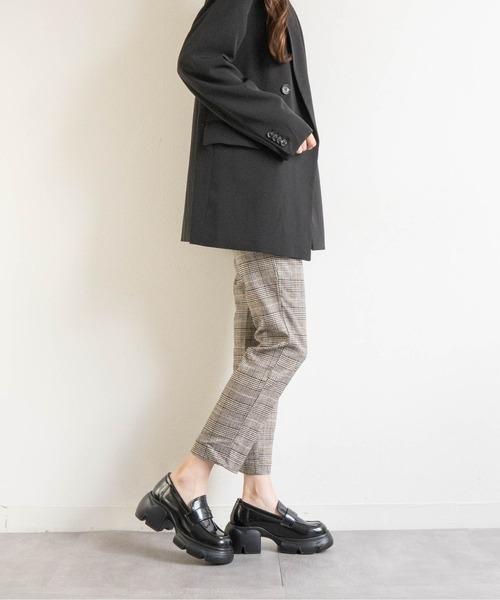 Fabby fabby(ファビィーファビィー)の「チャンキーハイヒールローファー(ローファー・レディース・ブラック・SMALL/MEDIUM/LARGE)」の21枚目の写真