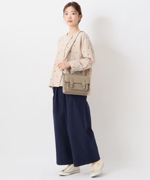 one'sterrace(ワンズテラス)の「◆Legato Largo ツートン サッチェルショルダー(ショルダーバッグ・レディース・ブラック系8/ベージュ系その他7/グリーン系その他6・99)」の8枚目の写真