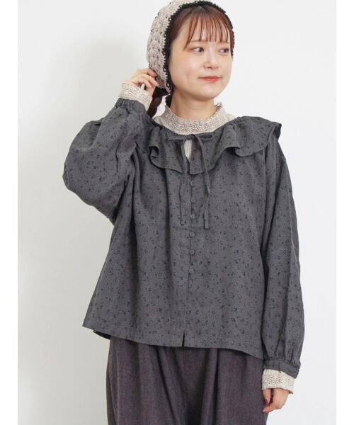 Samansa Mos2(サマンサ モスモス)の「【2WAY】かぎ編みヘアターバン付け襟(ネックレス・レディース・ベージュ/モカ・F)」の3枚目の写真