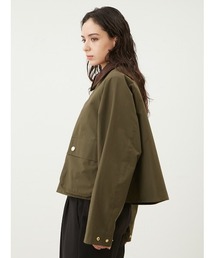 Mila Owen別注　Barbour ショートジャケット ブラック・ブラウン 別注】<Barbour>ショートジャケット(506836668)｜阪急百貨店公式通販