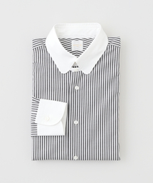 EDIFICE | D.ラウンドタブ クレリックシャツ ストライプ(シャツ/ブラウス)