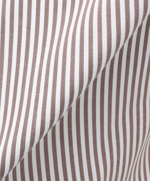 EDIFICE（エディフィス）の「D.ラウンドタブ クレリックシャツ ストライプ（シャツ/ブラウス・メンズ・チョコ/ブラック系その他・41/40/39/38/37）」の17枚目の写真