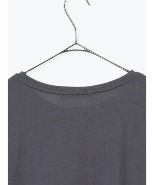 sm2rhythm（サマンサモスモスリズム）の「ロゴプリントロンT（Tシャツ/カットソー・レディース・チャコールグレー/オフホワイト/ピンク・F）」の16枚目の写真