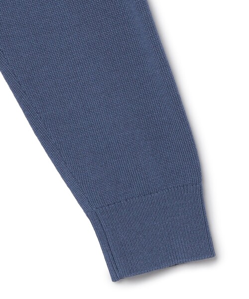 MACKINTOSH PHILOSOPHY(マッキントッシュ フィロソフィー)の「【WEB&一部店舗限定】ウール/アクリル天竺 モックネックプルオーバーニット(ニット/セーター・メンズ・オフホワイト/ダークネイビー・40/38)」の11枚目の写真