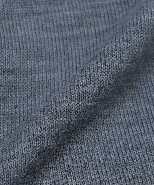 MACKINTOSH PHILOSOPHY(マッキントッシュ フィロソフィー)の「【WEB&一部店舗限定】ウール/アクリル天竺 モックネックプルオーバーニット(ニット/セーター・メンズ・オフホワイト/ダークネイビー・40/38)」の8枚目の写真