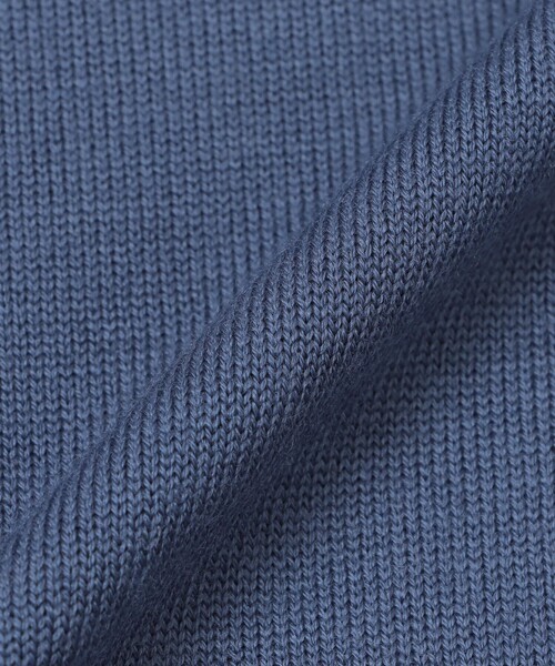 MACKINTOSH PHILOSOPHY(マッキントッシュ フィロソフィー)の「【WEB&一部店舗限定】ウール/アクリル天竺 モックネックプルオーバーニット(ニット/セーター・メンズ・オフホワイト/ダークネイビー・40/38)」の5枚目の写真