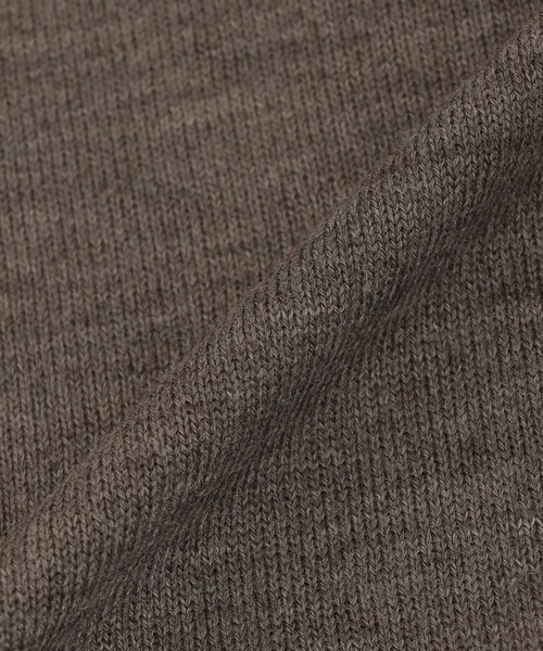 MACKINTOSH PHILOSOPHY(マッキントッシュ フィロソフィー)の「【WEB&一部店舗限定】ウール/アクリル天竺 モックネックプルオーバーニット(ニット/セーター・メンズ・オフホワイト/ダークネイビー・40/38)」の3枚目の写真