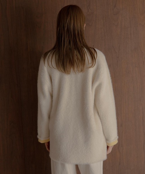 値下げ⭐︎yori テディカラープルオーバー　新品未使用　ホワイト　ニット CIAOPANIC TYPY（チャオパニックティピー）の「ライトウェイトニット