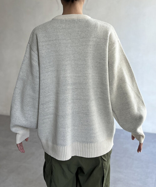 CPCM(シーピーシーエム)の「アソートジャガードニット(ニット/セーター・レディース・チャコールグレー/グレー/ブルー/イエロー/ホワイト/ブラウン/ホワイト系その他/アイボリー・FREE)」の17枚目の写真