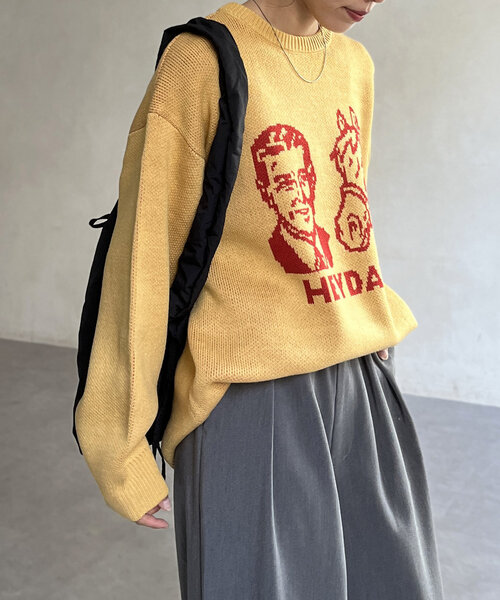 CPCM(シーピーシーエム)の「アソートジャガードニット(ニット/セーター・レディース・チャコールグレー/グレー/ブルー/イエロー/ホワイト/ブラウン/ホワイト系その他/アイボリー・FREE)」の22枚目の写真