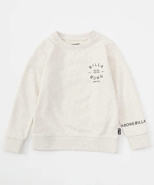 BILLABONG（ビラボン）の「BILLABONG キッズ ONE TIME トレーナー 【2024年秋冬モデル】/ビラボンバックプリントキッズクルーネックトレーナー（スウェット・キッズ・オフホワイト/ブラック/オレンジ系その他・90/110/130/140/150/160）」の4枚目の写真