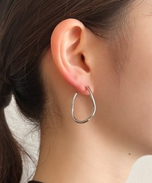 デザインオーバルピアス (両耳用)