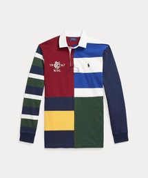 POLO RALPH LAUREN | クラシック フィット パッチワーク ジャージー ラグビー シャツ(ジャージ)