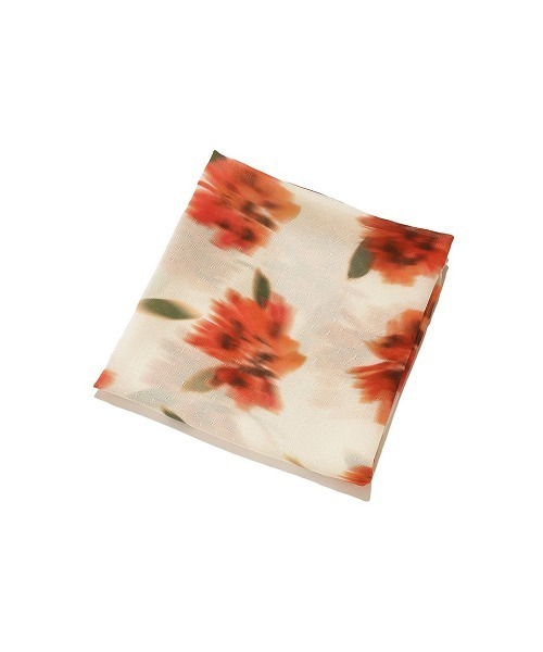 LILY BROWN(リリーブラウン)の「ガーデンプリントスカーフ(バンダナ/スカーフ・レディース・アイボリー/ドット/グリーン・FREE)」の4枚目の写真