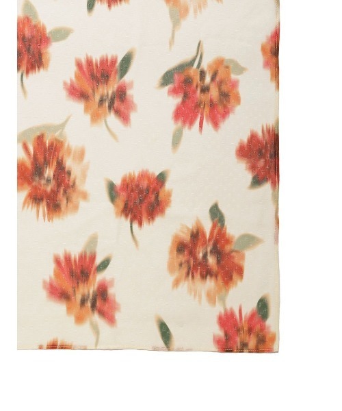 LILY BROWN(リリーブラウン)の「ガーデンプリントスカーフ(バンダナ/スカーフ・レディース・アイボリー/ドット/グリーン・FREE)」の9枚目の写真