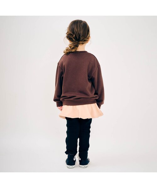 apres les cours（アプレレクール）の「裏シャギーフリルスカッツ（スカート・キッズ・ブラック/ピンク/インディゴブルー/ラベンダー・130/140/80/90/100/110/120）」の9枚目の写真