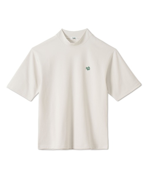 Pacific GOLF CLUB(パシフィックゴルフクラブ)の「MOCK-NECK BIG TEE HALF SLEEVE 2(Tシャツ/カットソー・メンズ・ブラック/オフホワイト・S/M/L/XL)」の3枚目の写真