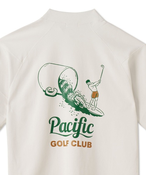 Pacific GOLF CLUB（パシフィックゴルフクラブ）の「MOCK-NECK BIG TEE