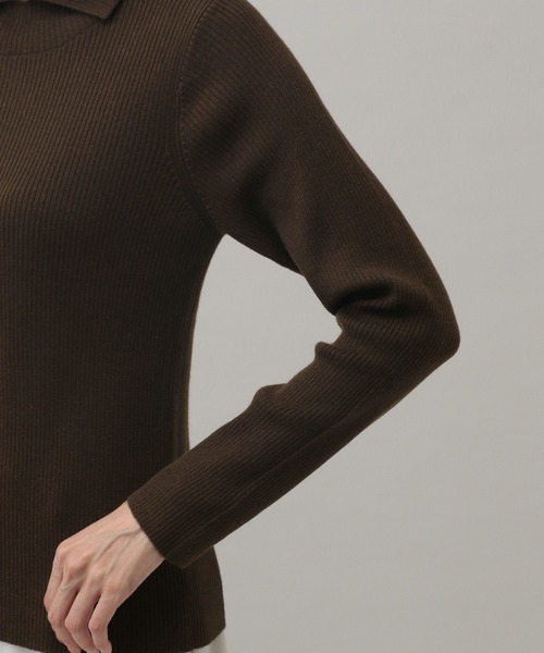 GLOBAL WORK（グローバルワーク）の「MATINEE LINE/なめらかニット