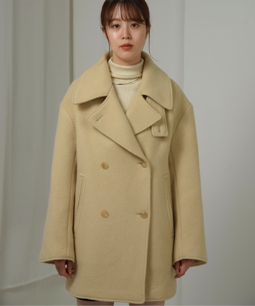 wool 2way midi coat / ウール2wayミディコート(その他アウター)|I_am(アイアム)