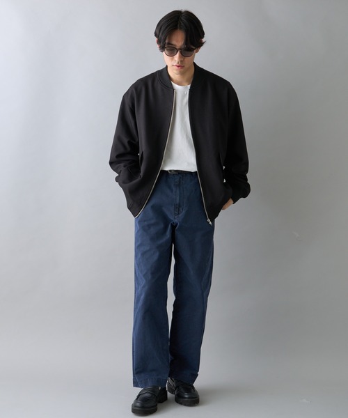 CIAOPANIC TYPY（チャオパニックティピー）の「【ユニセックス】ウールライクフライトMA-1ジャケット（MA-1・メンズ・ブラック/カーキ/ベージュ・MEDIUM/LARGE）」の4枚目の写真