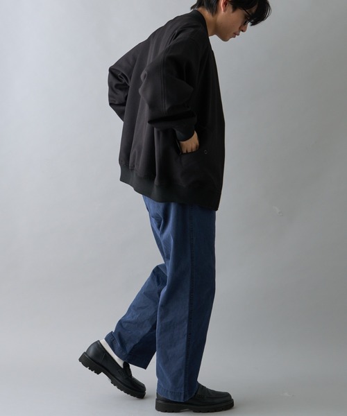 CIAOPANIC TYPY（チャオパニックティピー）の「【ユニセックス】ウールライクフライトMA-1ジャケット（MA-1・メンズ・ブラック/カーキ/ベージュ・MEDIUM/LARGE）」の15枚目の写真