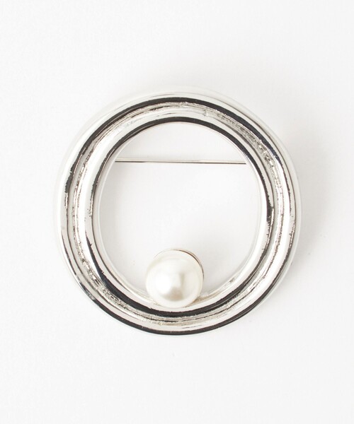 リング&フェイクパール ブローチ（ブローチ/コサージュ）｜green label