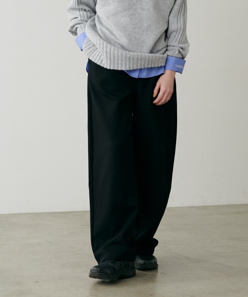 LARUTA（ラルータ）の「【LARUTA】ダンボールロゴ刺繍パンツ（その他パンツ・レディース・ブラック/ブラウン/ベージュ・MEDIUM/LARGE）」の10枚目の写真