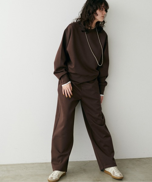 LARUTA（ラルータ）の「【LARUTA】ダンボールロゴ刺繍パンツ（その他パンツ・レディース・ブラック/ブラウン/ベージュ・MEDIUM/LARGE）」の21枚目の写真