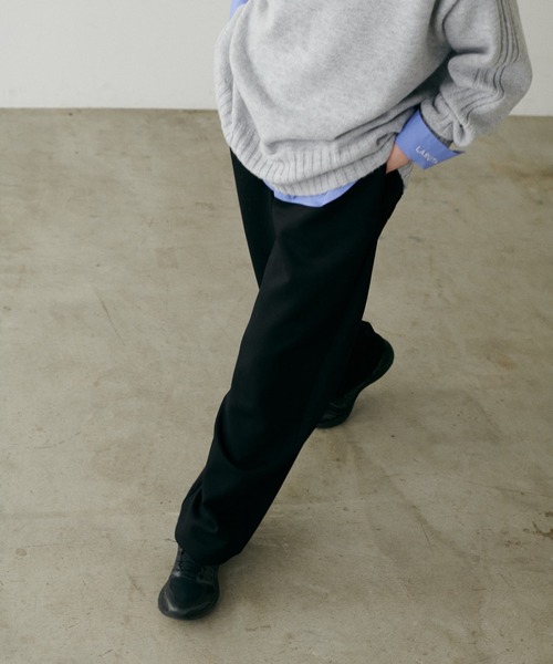 LARUTA（ラルータ）の「【LARUTA】ダンボールロゴ刺繍パンツ（その他パンツ・レディース・ブラック/ブラウン/ベージュ・MEDIUM/LARGE）」の9枚目の写真